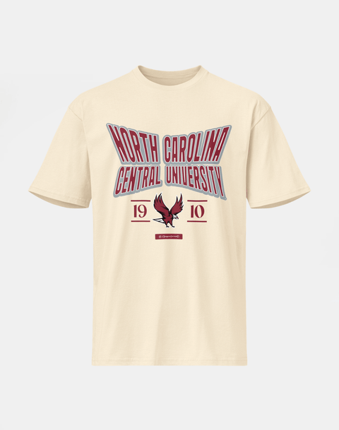 North Carolina Central University - HBCU - Stretch Logo Tshirt - DungeonForward