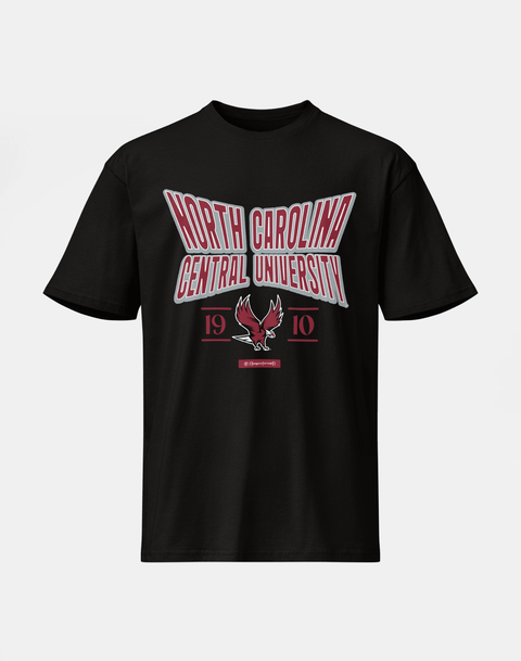 North Carolina Central University - HBCU - Stretch Logo Tshirt - DungeonForward