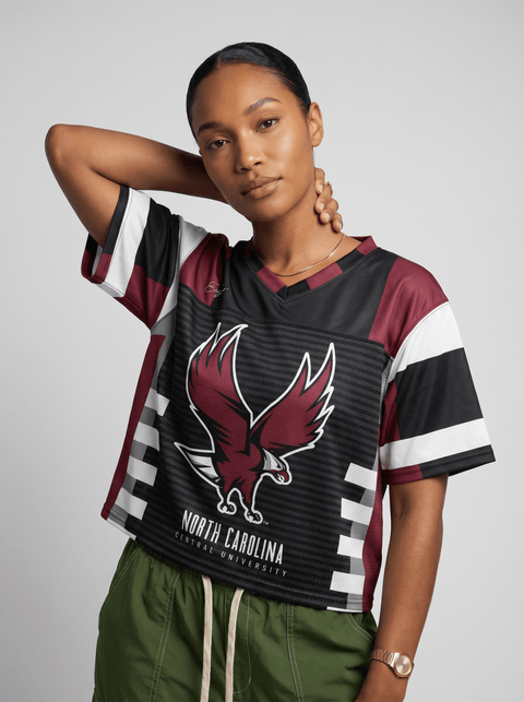 North Carolina Central University - Phenom HBCU Box Football Jersey - DungeonForward