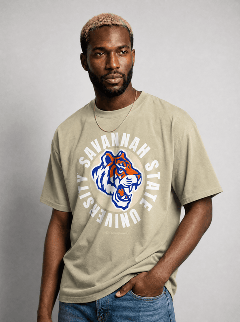 Savannah State University - Full Circle Oversized T-Shirt - DungeonForward