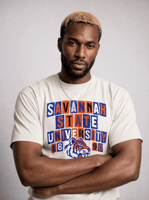 Savannah State University - The Collage - Oversized T-shirt - DungeonForward