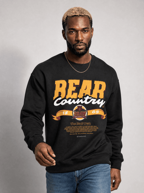 Shaw University - Bear Country - Classic Sweatshirt - DungeonForward