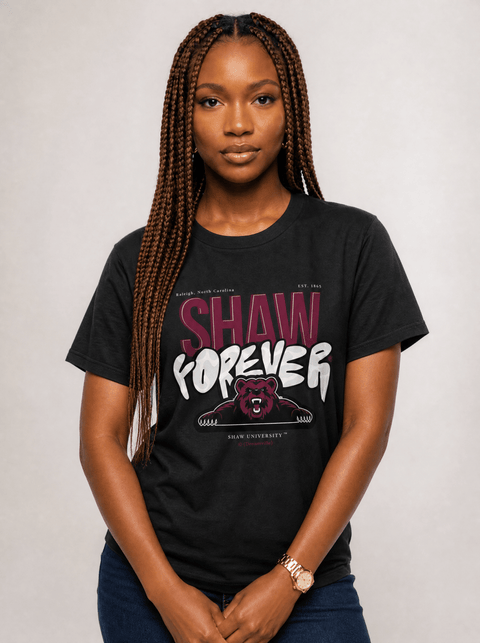 Shaw University – The Yard Forever T-shirt - DungeonForward