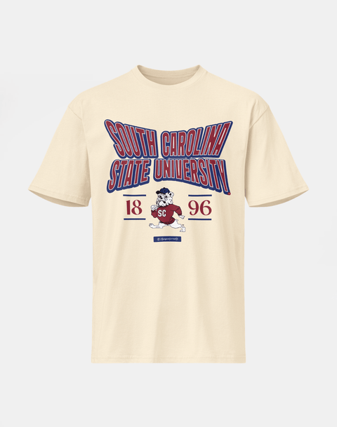 South Carolina State University - HBCU - Stretch Logo Tshirt - DungeonForward