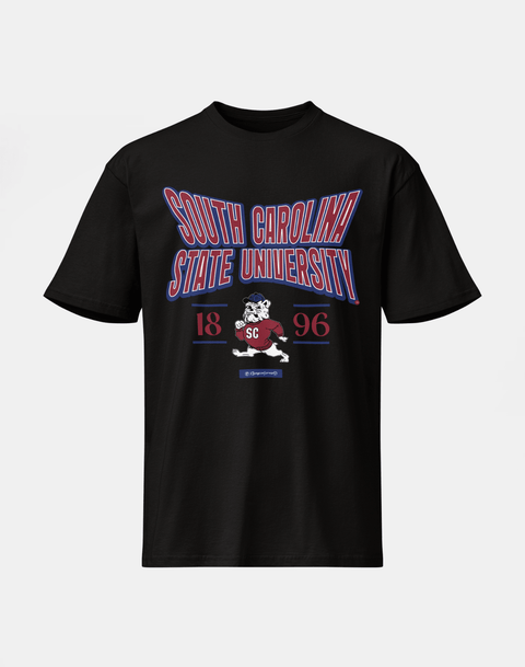 South Carolina State University - HBCU - Stretch Logo Tshirt - DungeonForward