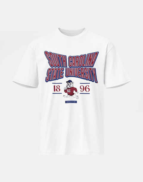 South Carolina State University - HBCU - Stretch Logo Tshirt - DungeonForward