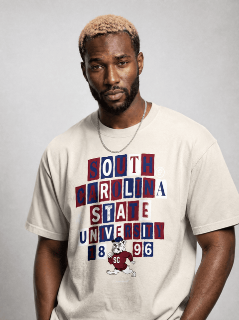 South Carolina State University - The Collage - Oversized T-shirt - DungeonForward