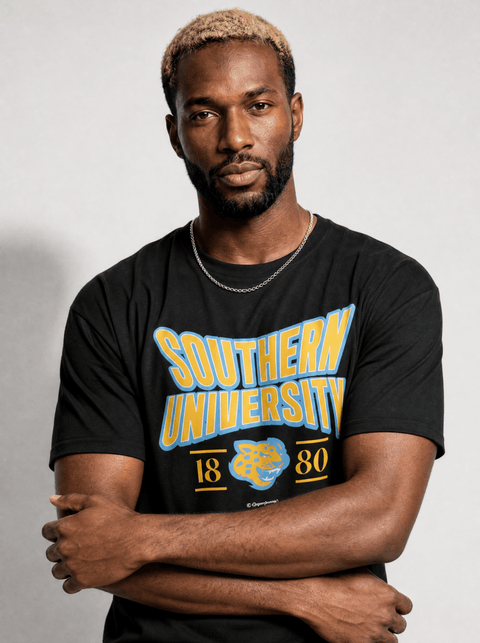 Southern University - HBCU - Stretch Logo Tshirt - DungeonForward