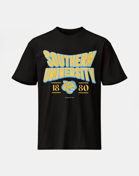 Southern University - HBCU - Stretch Logo Tshirt - DungeonForward