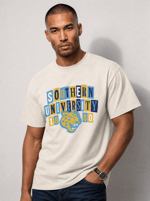 Southern University - The Collage - Oversized T-shirt - DungeonForward