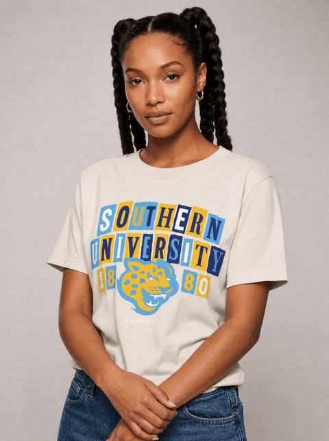 Southern University - The Collage - Oversized T-shirt - DungeonForward