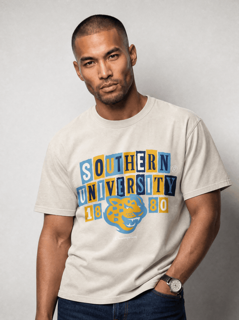 Southern University - The Collage - Oversized T-shirt - DungeonForward