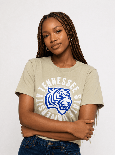 Tennessee State University - Full Circle Oversized T-Shirt - DungeonForward