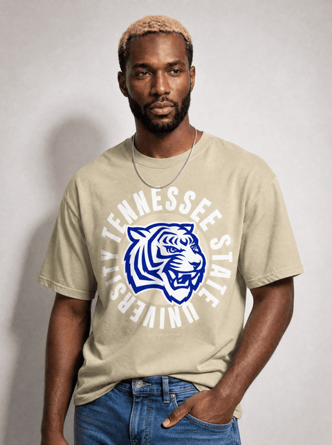 Tennessee State University - Full Circle Oversized T-Shirt - DungeonForward