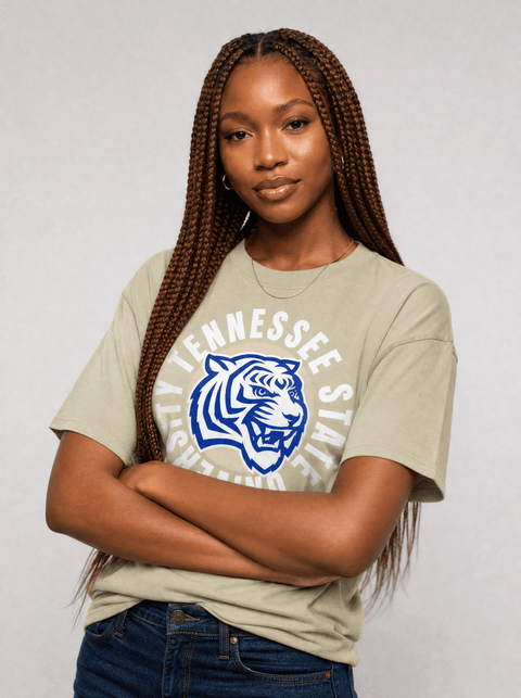 Tennessee State University - Full Circle Oversized T-Shirt - DungeonForward