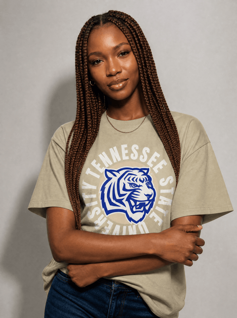 Tennessee State University - Full Circle Oversized T-Shirt - DungeonForward