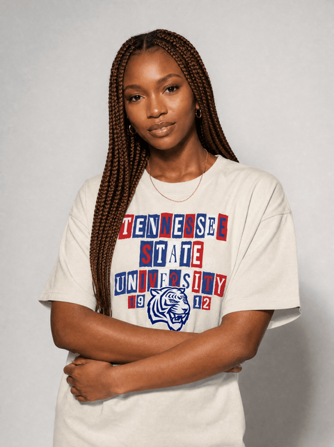 Tennessee State University - The Collage - Oversized T-shirt - DungeonForward