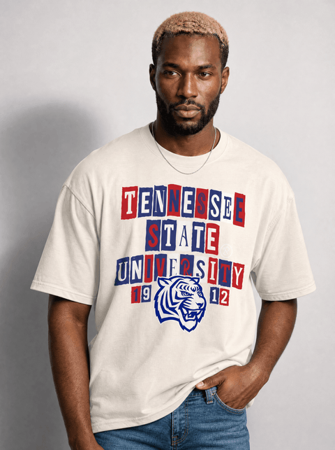 Tennessee State University - The Collage - Oversized T-shirt - DungeonForward