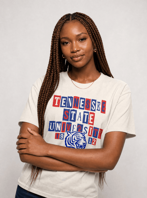 Tennessee State University - The Collage - Oversized T-shirt - DungeonForward