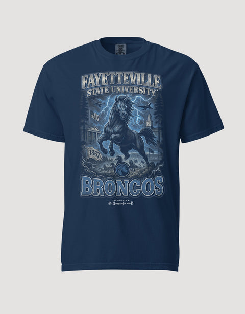 The Dungeon Forward – Fayetteville State University – The Yard Bootleg Tee - DungeonForward