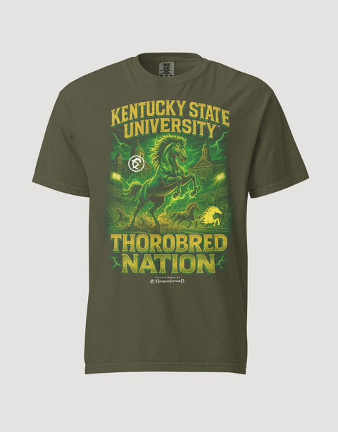 The Dungeon Forward – Kentucky State University – The Yard Bootleg Tee - DungeonForward