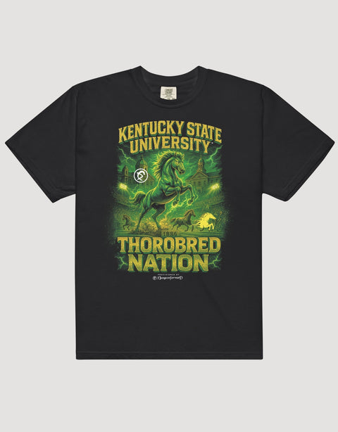 The Dungeon Forward – Kentucky State University – The Yard Bootleg Tee - DungeonForward