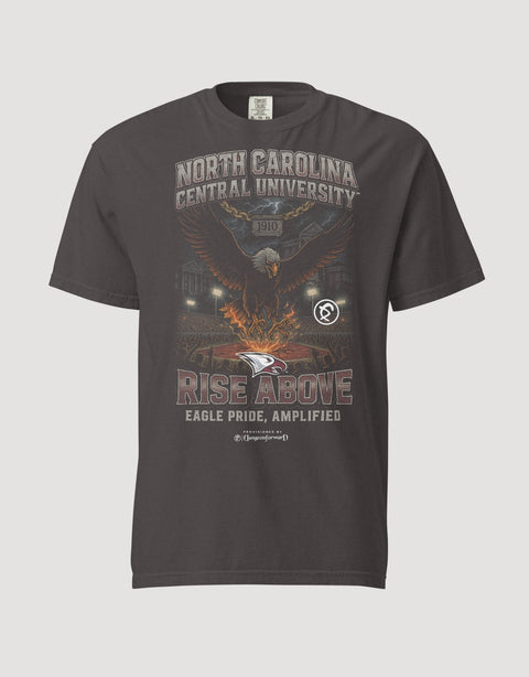 The Dungeon Forward – North Carolina Central University – The Yard Bootleg Tee - DungeonForward