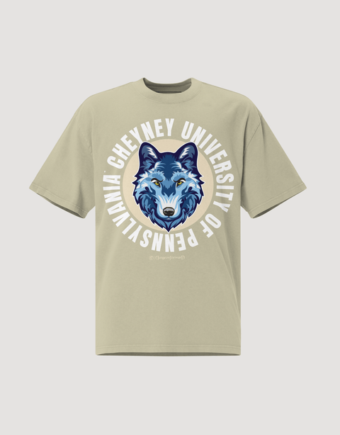The Yard Essentials - Cheyney University - Full Circle Oversized T-Shirt - DungeonForward