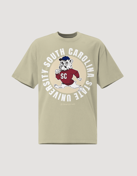 The Yard Essentials - South Carolina State University - Full Circle Oversized T-Shirt - DungeonForward