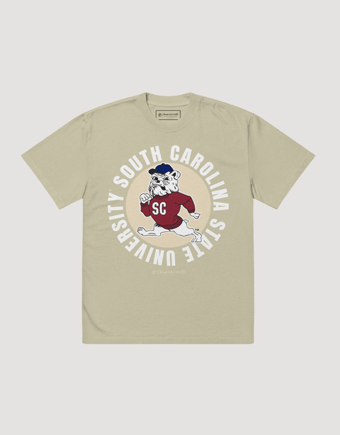 The Yard Essentials - South Carolina State University - Full Circle Oversized T-Shirt - DungeonForward