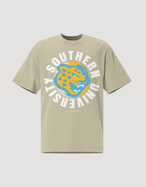 The Yard Essentials - Southern University - Full Circle Oversized T-Shirt - DungeonForward