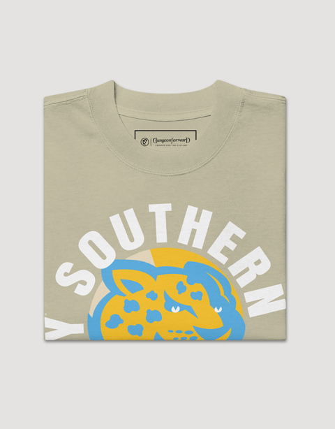 The Yard Essentials - Southern University - Full Circle Oversized T-Shirt - DungeonForward