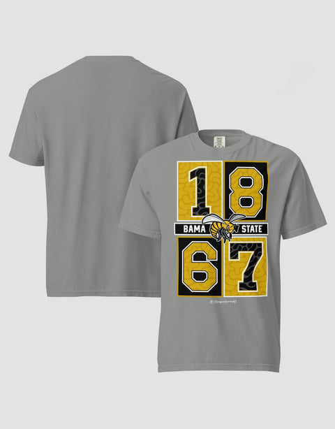 The Yard History - Alabama State University - Concrete Date Tee - DungeonForward