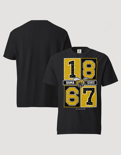The Yard History - Alabama State University - Concrete Date Tee - DungeonForward