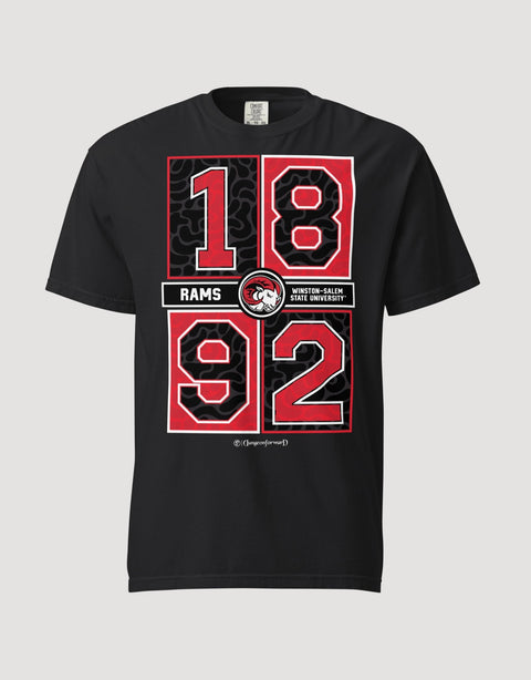 The Yard History - Winston - Salem State University - Concrete Date Tee - DungeonForward