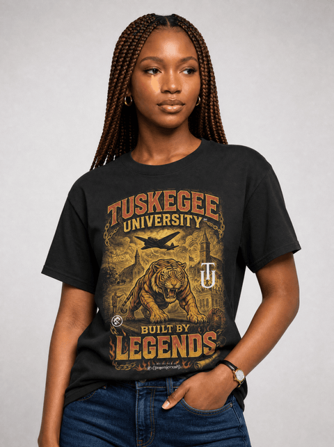 Tuskegee University - Bootleg Pusher T-shirt - DungeonForward