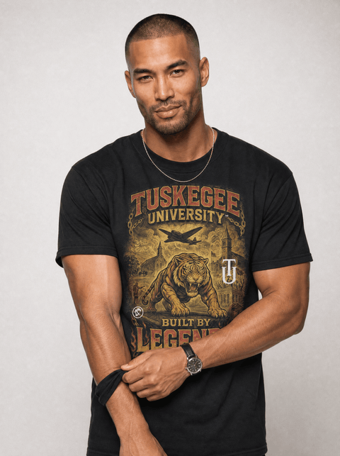 Tuskegee University - Bootleg Pusher T-shirt - DungeonForward