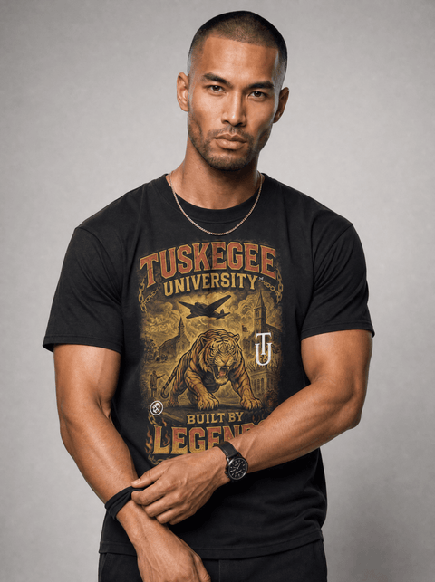 Tuskegee University - Bootleg Pusher T-shirt - DungeonForward