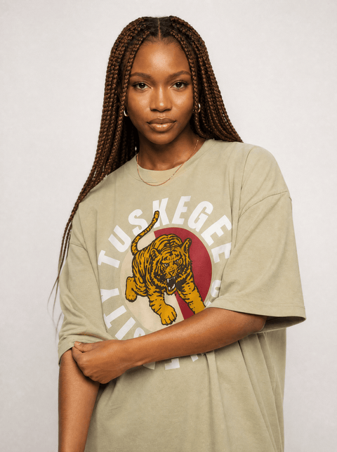 Tuskegee University - Full Circle Oversized T-Shirt - DungeonForward