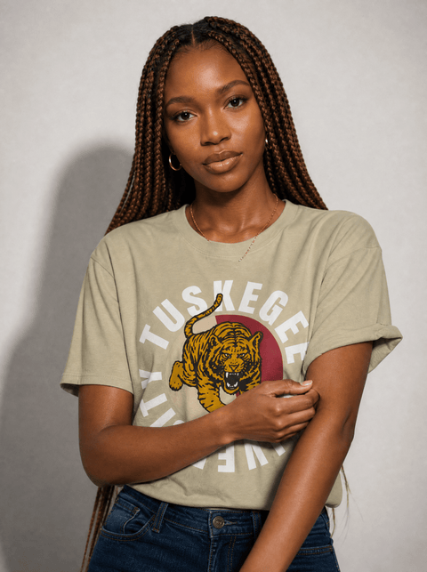 Tuskegee University - Full Circle Oversized T-Shirt - DungeonForward