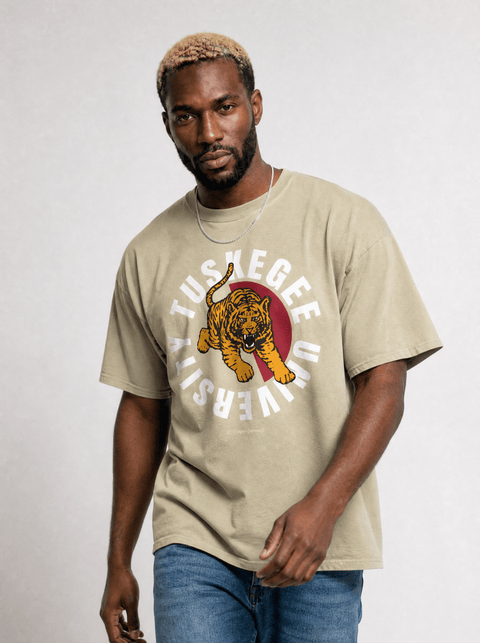Tuskegee University - Full Circle Oversized T-Shirt - DungeonForward