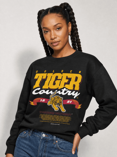 Tuskegee University - Golden Tiger Country - Classic Sweatshirt - DungeonForward