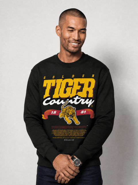 Tuskegee University - Golden Tiger Country - Classic Sweatshirt - DungeonForward