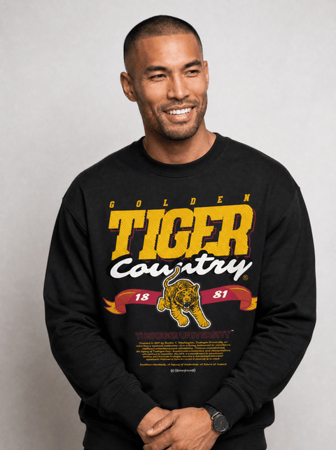 Tuskegee University - Golden Tiger Country - Classic Sweatshirt - DungeonForward