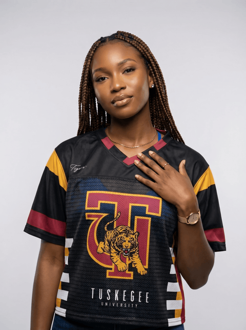 Tuskegee University - Phenom HBCU Box Football Jersey - DungeonForward