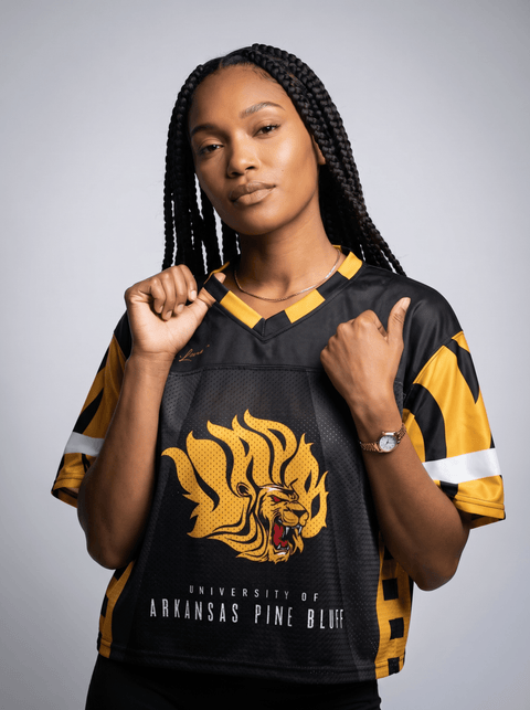 University of Arkansas Pine Bluff - Phenom HBCU Box Football Jersey - DungeonForward