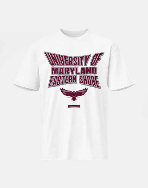 University of Maryland Eastern Shore - HBCU - Stretch Logo Tshirt - DungeonForward