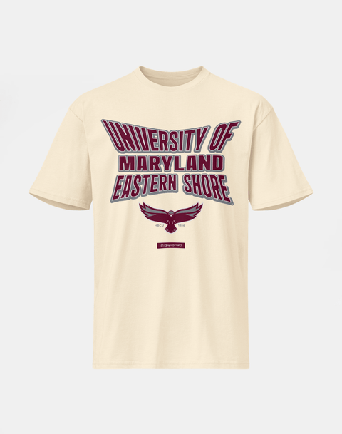 University of Maryland Eastern Shore - HBCU - Stretch Logo Tshirt - DungeonForward