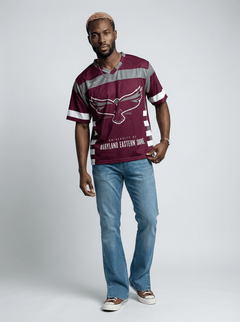 University of Maryland Eastern Shore - Phenom HBCU Box Football Jersey - DungeonForward