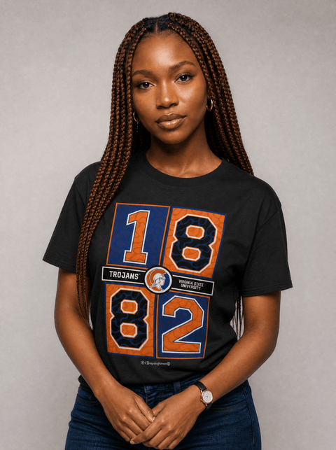 Virginia State University - Concrete Date T-shirt - DungeonForward